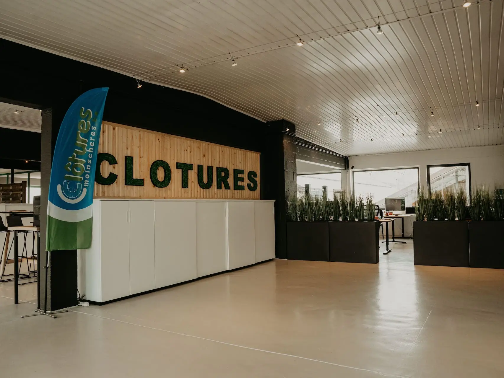 showroom et bureaux de Clotures moins cheres a montigny-le-tilleul