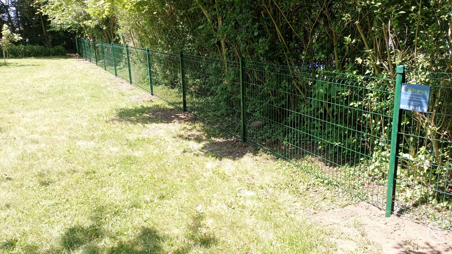 cloture rigide réalisation par clotures moins cheres