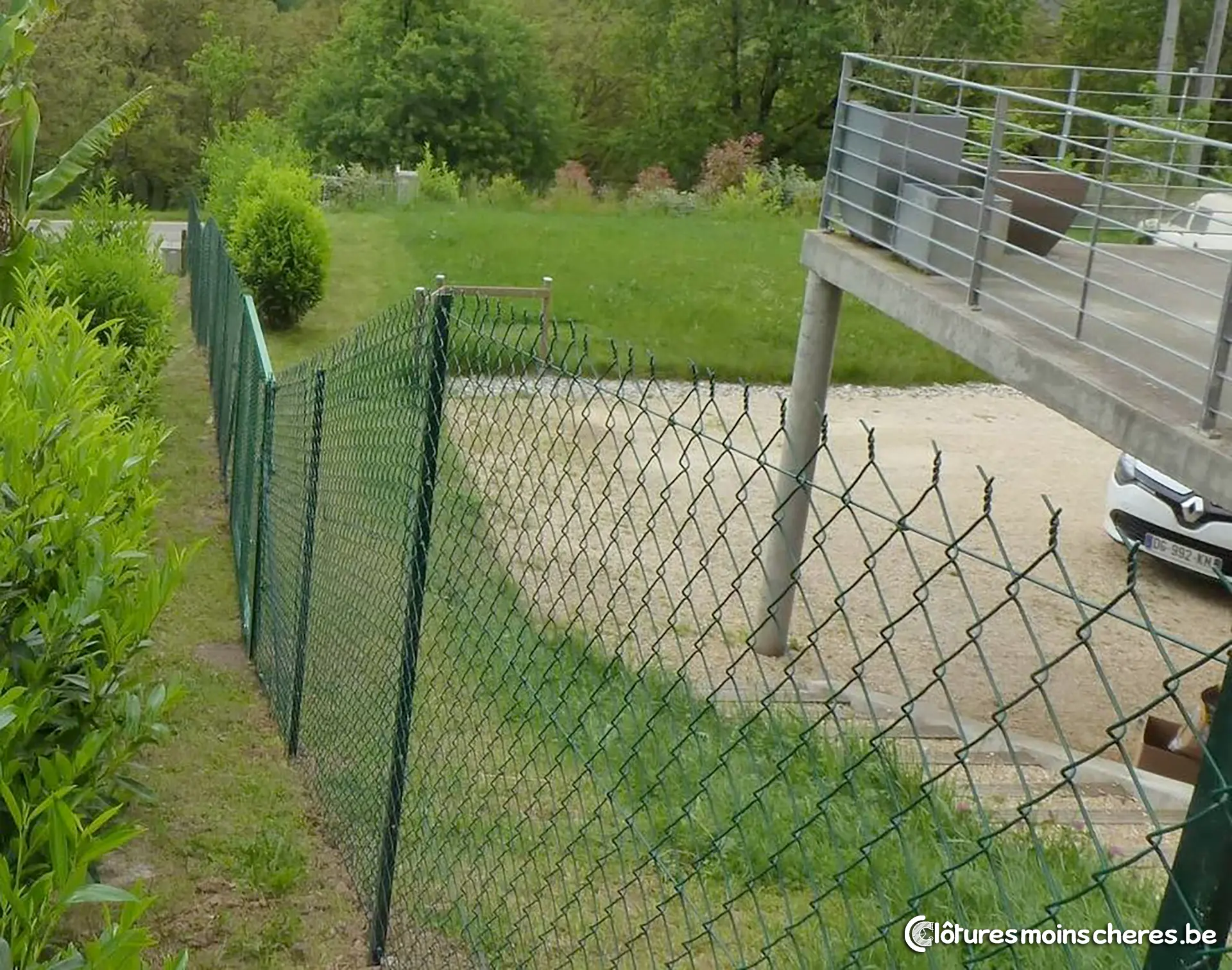 pose de clotures treillis en belgique