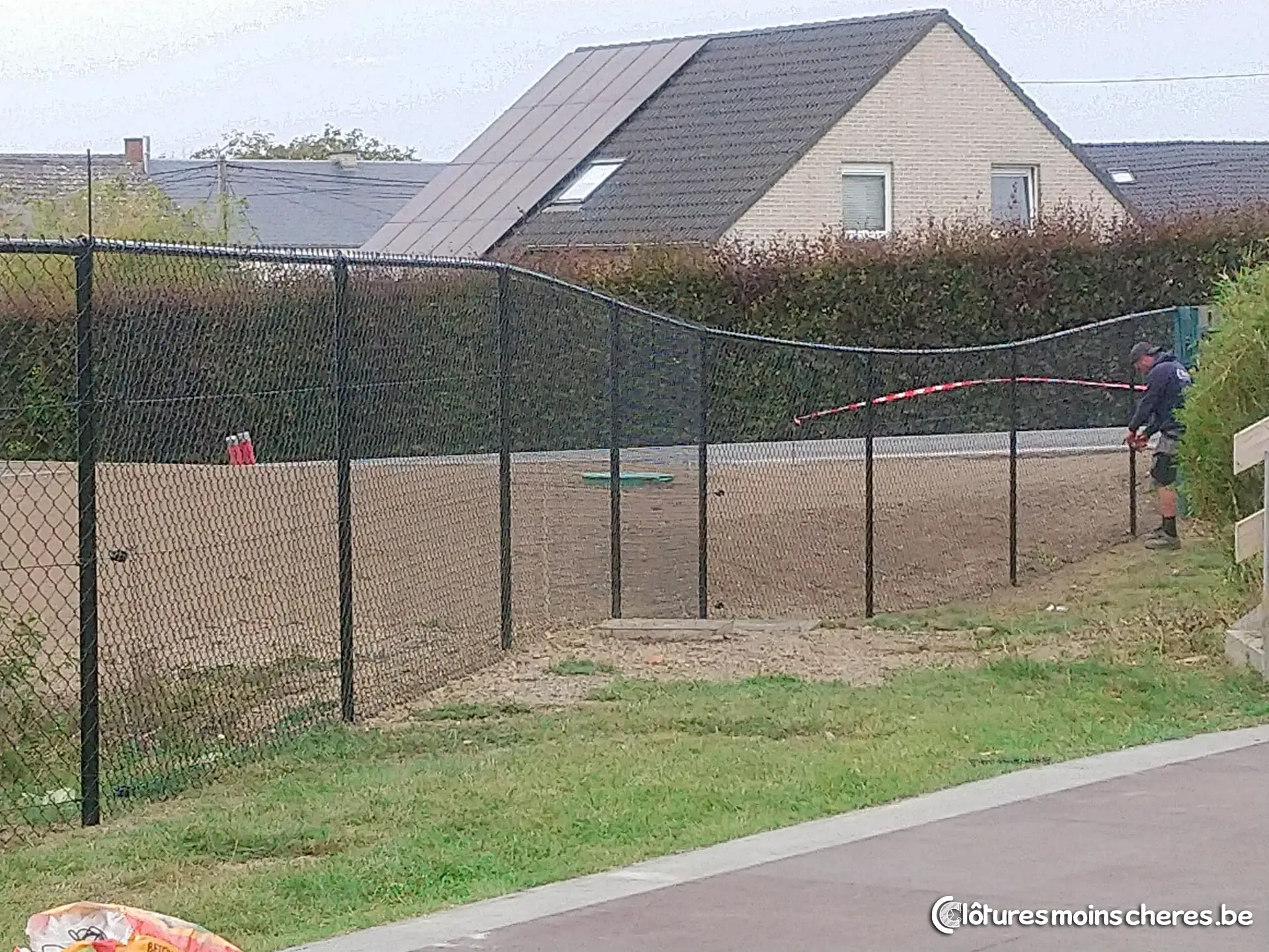 pose de clotures treillis en belgique